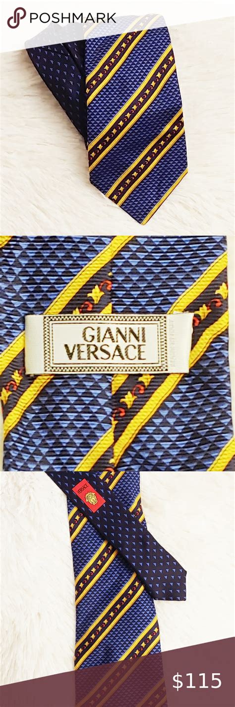 versace cravatte|versace silk ties.